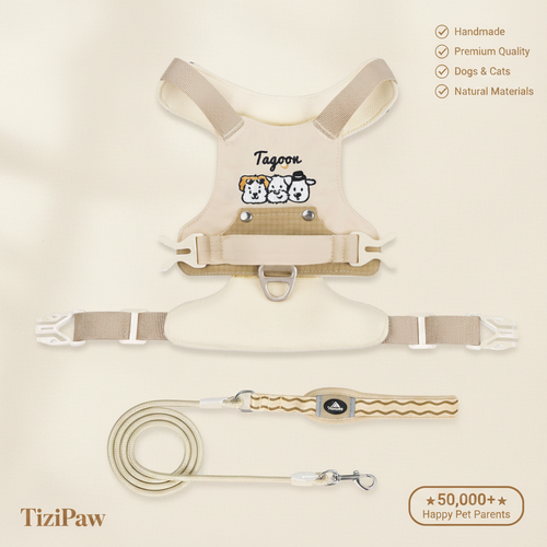 TiziPaw™ Color Pop Harness Set