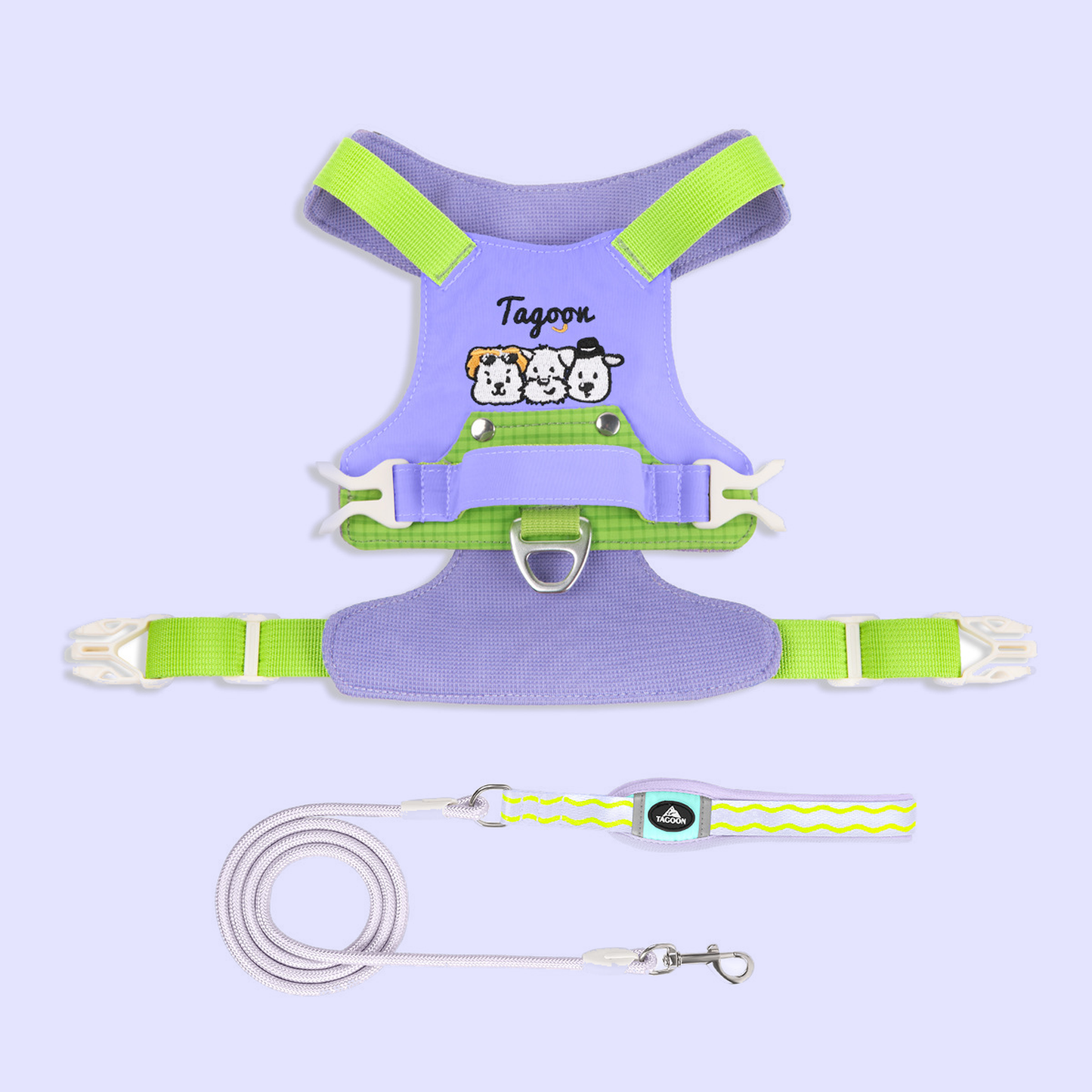 TiziPaw™ Color Pop Harness Set