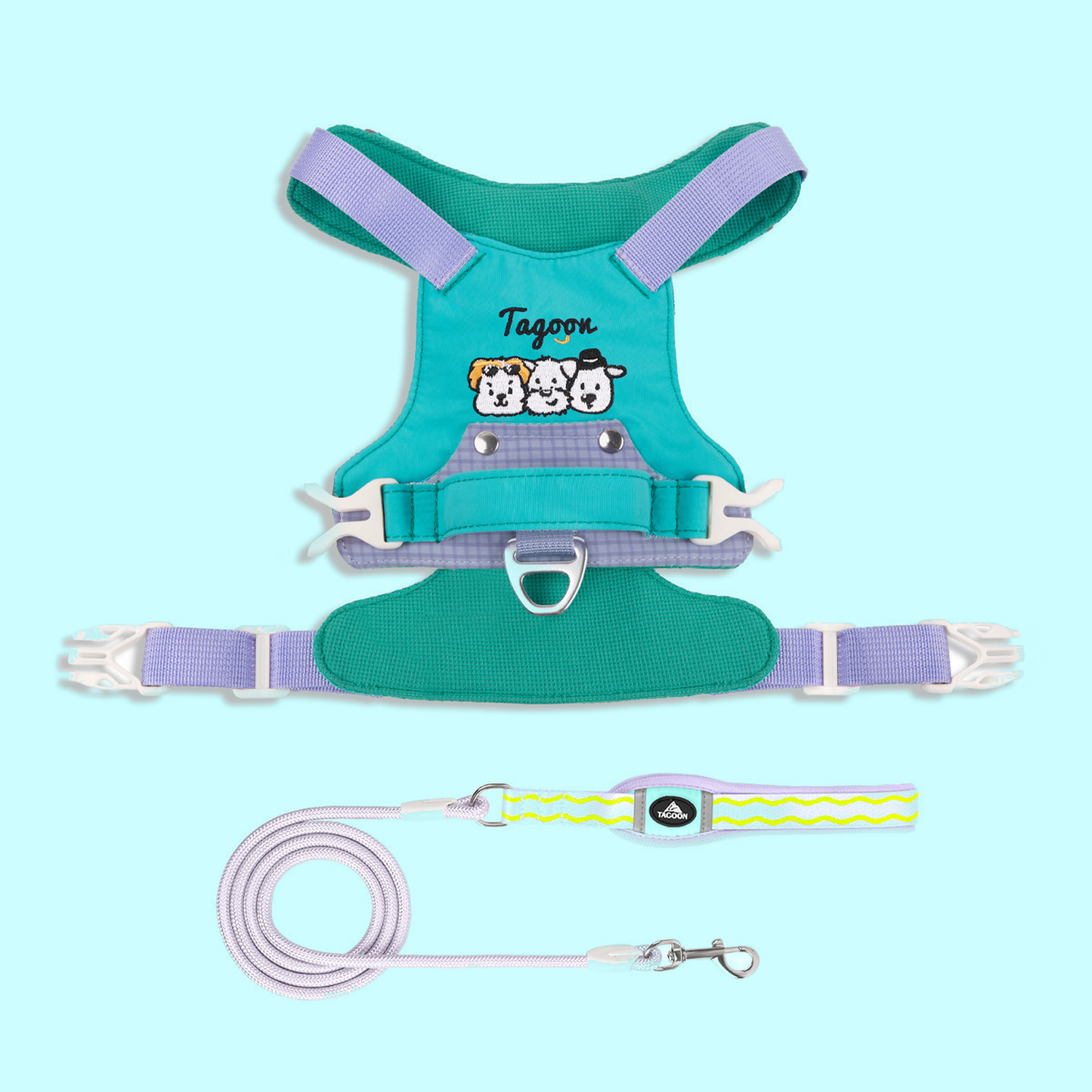 TiziPaw™ Color Pop Harness Set