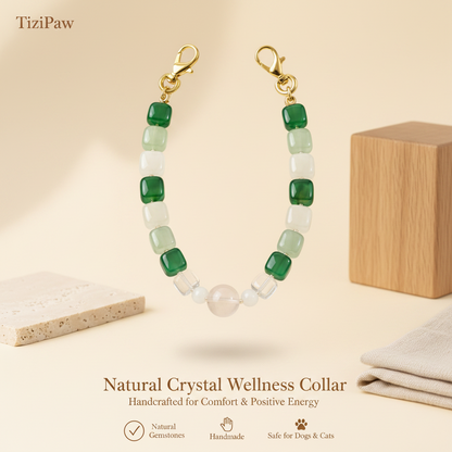 Green Selenite Collar | TiziPaw™
