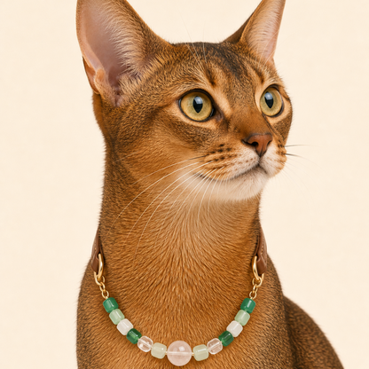 Green Selenite Collar | TiziPaw™