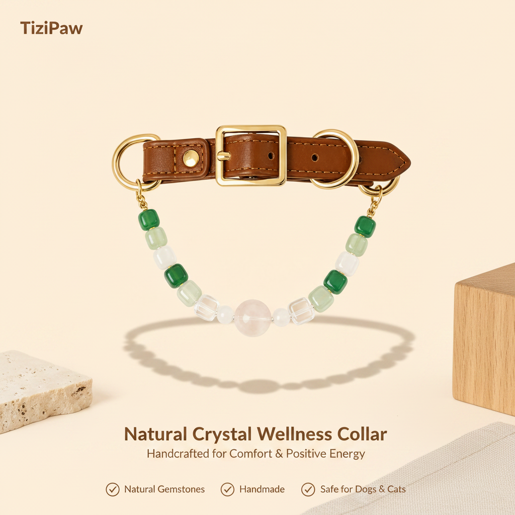 Green Selenite Collar | TiziPaw™