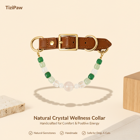 Green Selenite Collar | TiziPaw™