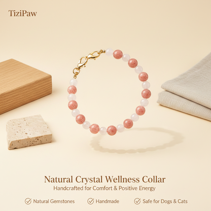 Rose Quartz Collar | TiziPaw™
