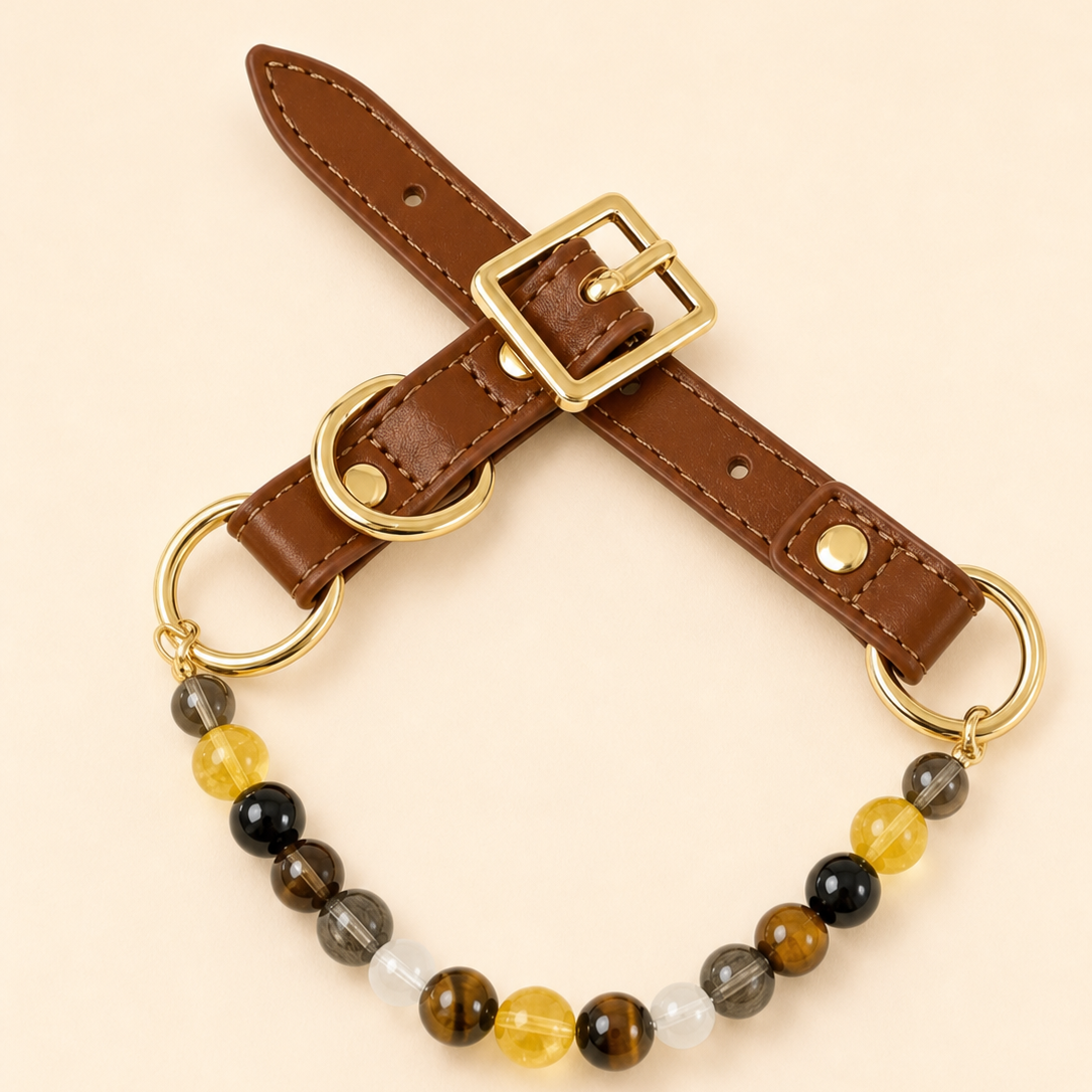 Tiger's Eye Collar | TiziPaw™